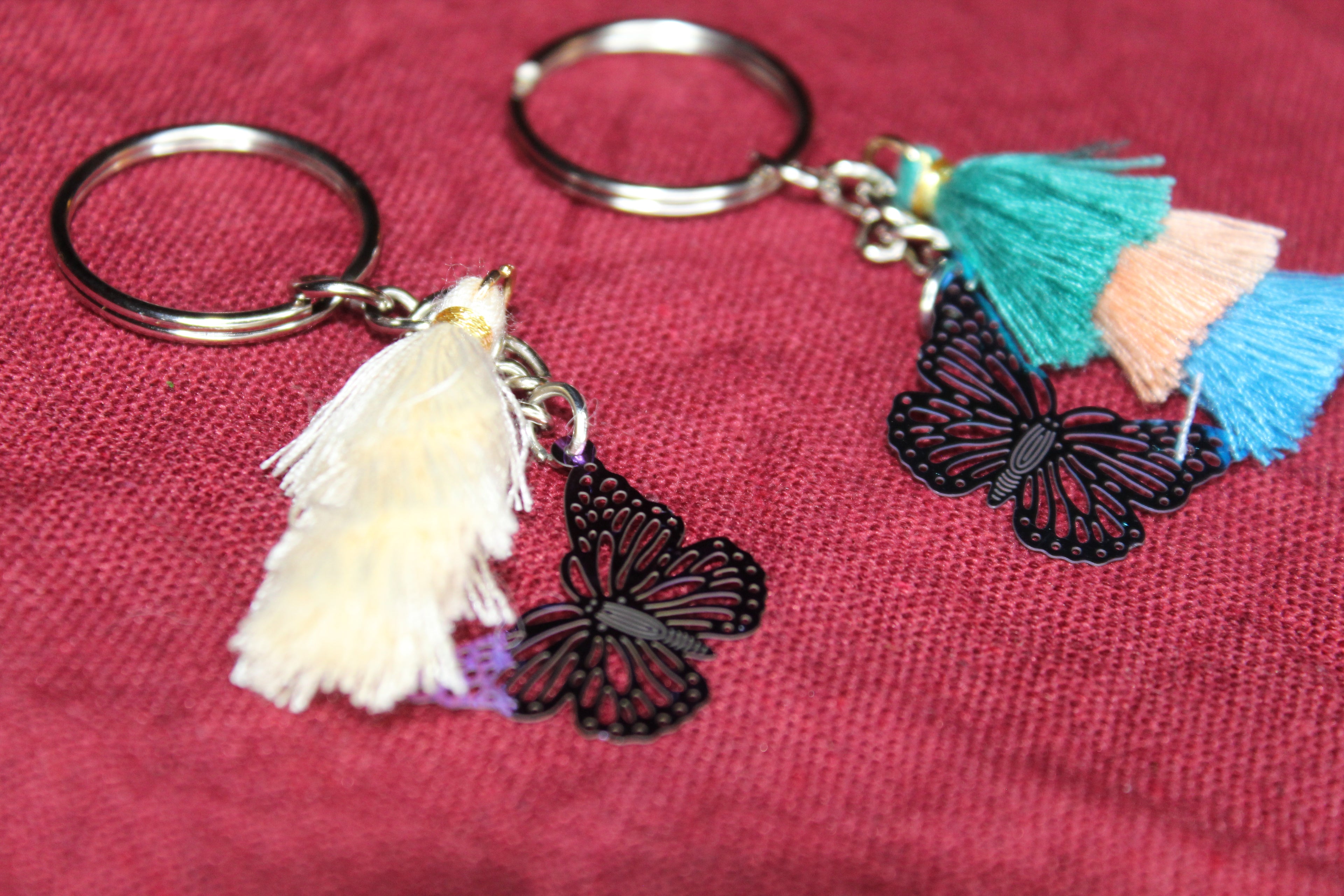 Boho Breeze Butterfly Keychain